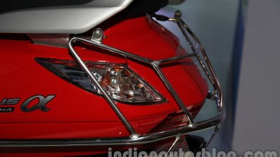 Yamaha Alpha with accessories Auto Expo light guard