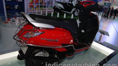 Yamaha Alpha with accessories Auto Expo rear