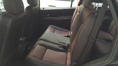 2014 Tata Aria second row seat live image