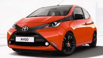 2014 Toyota Aygo front orange leaked official image