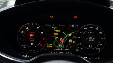 2015 Audi TT digital instrument cluster at Geneva Motor Show