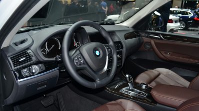 2015 BMW X3 dashboard - Geneva Live