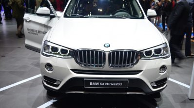 2015 BMW X3 front - Geneva Live