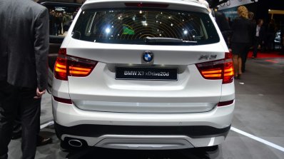 2015 BMW X3 rear - Geneva Live