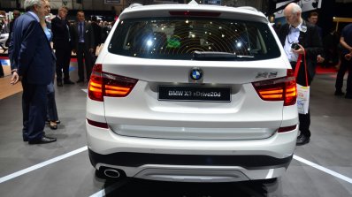2015 BMW X3 rear profile - Geneva Live