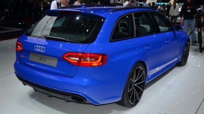 Audi RS4 Avant Nagaro rear three quarter - Geneva Live