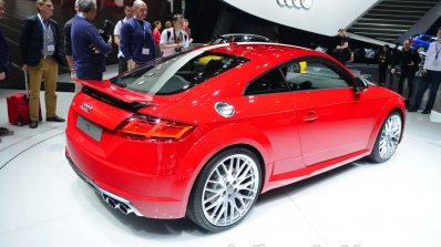 Audi TTS rear three quarter - Geneva Live