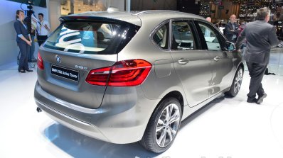 BMW 2 Series Active Tourer rear three quarters at Geneva Motor Show