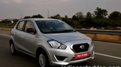Datsun Go review front three quarter