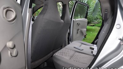 Datsun Go review rear seat