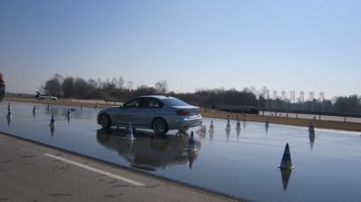 Evasive maneouveur at BMW Driving Academy, Maisach