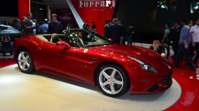 Ferrari California T front three quarters view at Geneva Motor Show