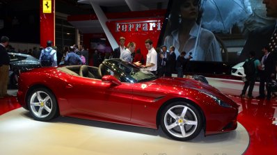 Ferrari California T side at Geneva Motor Show