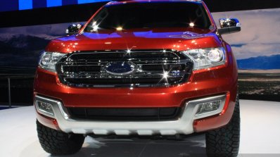 Ford Everest Concept at the Bangkok Motor Show front