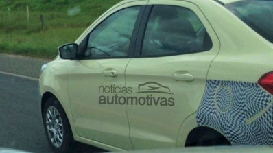 Ford Ka Sedan Spied Brazil rear