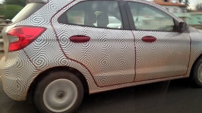 Ford Ka spied in Brazil side