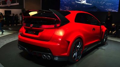 Honda Civic Type R Concept rear three quarters right at Geneva Motor Show