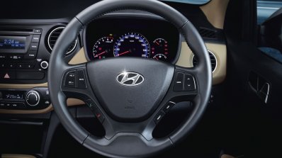 Hyundai Xcent multifunction steering wheel