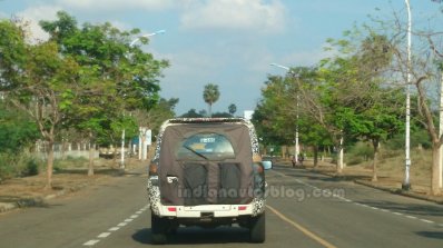 IAB spies 2014 Mahindra Scorpio facelift rear