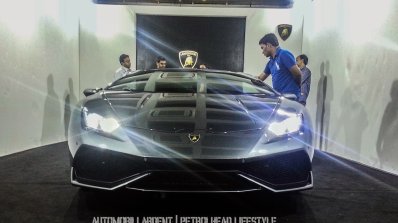 India preview Lamborghini Huracan front