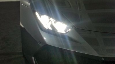 India preview Lamborghini Huracan headlights