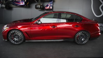 Infiniti Q50 Eau Rouge side at the 2014 Goodwood Festival of Speed