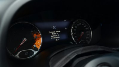 Jeep Renegade instruments at Geneva Motor Show