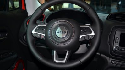 Jeep Renegade steering wheel at Geneva Motor Show