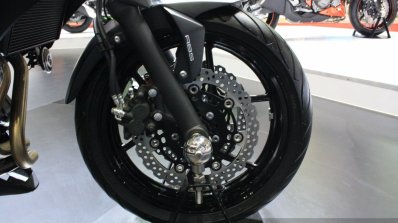 Kawasaki ER-6n at 2014 Bangkok Motor Show front wheel