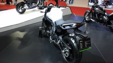 Kawasaki ER-6n at 2014 Bangkok Motor Show rear quarter