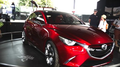 Mazda Hazumi front three quarters at 2014 Goodwood Festival of Speed