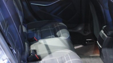 Mercedes GLA rear seat at 2014 Bangkok Motor Show.JPG