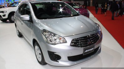 Mitsubishi Attrage 2014 Bangkok Motor Show front quarter