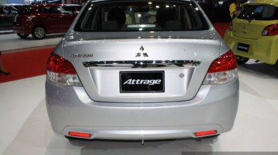 Mitsubishi Attrage 2014 Bangkok Motor Show rear