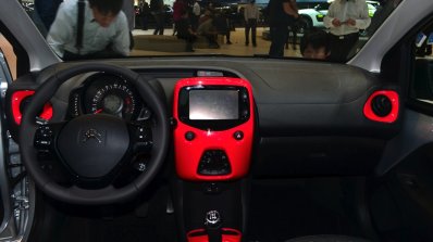 New Citroen C1 dashboard full view at Geneva Motor Show 2014