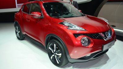 New Nissan Juke front three quarter right - Geneva Live