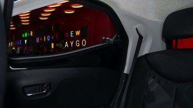 New Toyota Aygo rear window at Geneva Motor Show