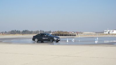 Oversteer practice wet at BMW Driving Academy, Maisach