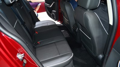 Qoros 3 hatchback rear seats - Geneva Live