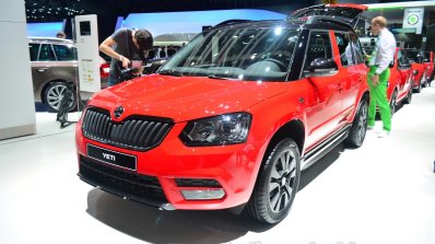 Skoda Yeti Monte Carlo front three quarter - Geneva Live