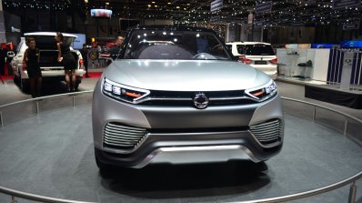 Ssangyong XLV concept front detail - Geneva Live