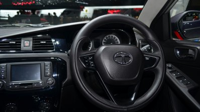 Tata Bolt steering detail - Geneva Live