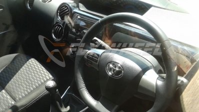 Toyota Etios Cross dealer spied interiors