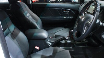 Toyota Fortuner TRD Sportivo at 2014 Bangkok Motor Show seat