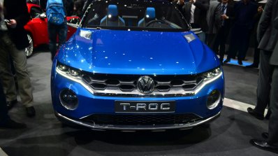 VW T-ROC SUV concept front fascia Geneva live