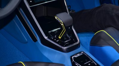 VW T-ROC SUV concept gear shifter Geneva live