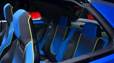 VW T-ROC SUV concept rear seat Geneva live
