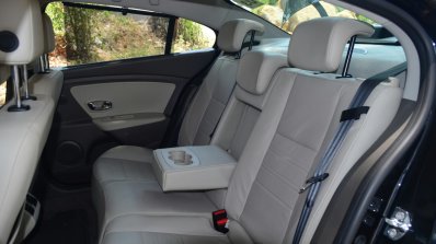 2014 Renault Fluence facelift review rear seat