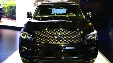 2015 Infiniti QX80 at 2014 NY Auto Show front