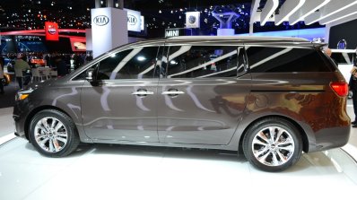 2015 Kia Sedona at 2014 New York Auto Show - side